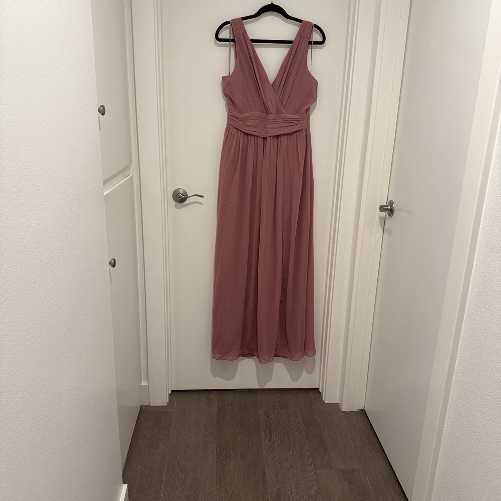 Modcloth Dusty Rose Maxi Dress